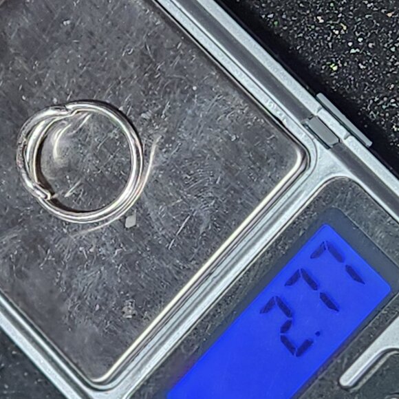 Tiffany & Co. Sterling Silver Infinity Ring Size 4 - Picture 7 of 7